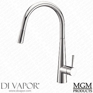 MGM WT1004CHKF Stockholm Pull Out Kitchen Mixer Tap (Chrome) Spare Parts