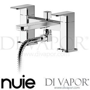 Nuie WIN304 Windon Chrome Bath Shower Mixer + Shower Kit Spare Parts