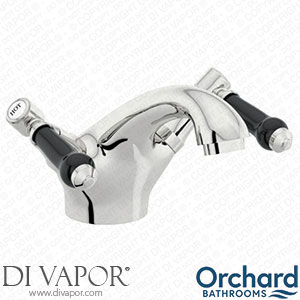 Orchard Winchester Basin Mixer Tap with Black Lever Handle and Slotted Waste - WINB01BUN Spare Parts