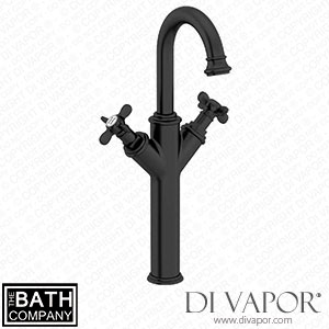 The Bath Co. WIND003BK Windsor Matt Black High Rise Basin Mixer Tap Spare Parts