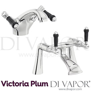 Orchard WINPACK04 Winchester Black Handle Basin Mixer and Bath Mixer Tap Pack Spare Parts