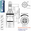 Wickes Mirang Hot Tap Cartridge Diagram