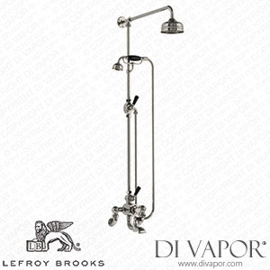 Lefroy Brooks Classic Black Wall Mounted Thermostatic Bath Shower Mixer With Riser, Hand Shower & 5 Rose (Wm Bl 8824) Spare Parts