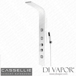 Cassellie WSP002 Luna Tower Shower Panel (Thermostatic) White Spare Parts