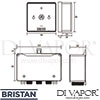 Bristan WV-DVO-BC Spare Parts Diagram