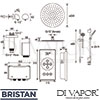 Bristan WVP-ARCFH-BC Spare Parts Diagram