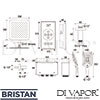 Bristan WVP-CFHH-BC Mixer Spare Parts Diagram