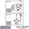 Bristan WVP CFHH BC Mixer Spare Tech Diagram