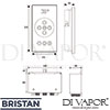 Bristan WVP-DVO-BC Mixer Spare Parts Diagram