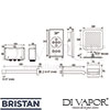 Bristan WVP-FHBS-BC Mixer Spare Parts Diagram