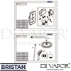 Bristan WVP FHHR BC Mixer Spare Tech Diagram