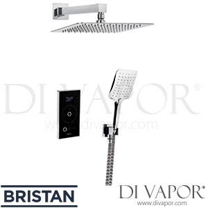 Bristan WVP FHHS BC Wave Digital Mixer and Fixed Head and Handset Shower Valve Spare Parts