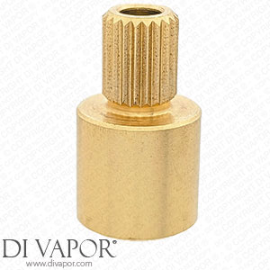 12mm Cartridge Spline Spindle Extender Adapter - 24 Spline (9.6mm) to 20 Spline (7.6mm)