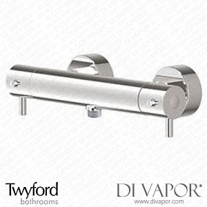 Twyford X120 Thermostatic Shower Bar Valve Exposed With Ceramic Cartridge (X205112CP) Spare Parts