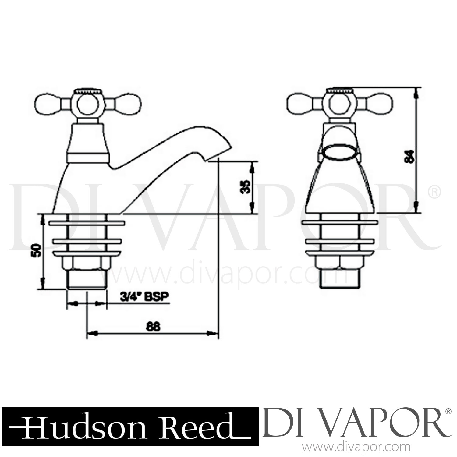 Ultra Traditional Viscount Tap Pack (Chrome) - X377 Spare Parts