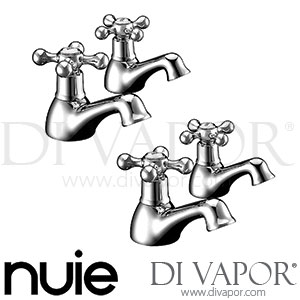 Nuie X381-X382 Viscount Range Bath & Basin Taps Chrome Spare Parts