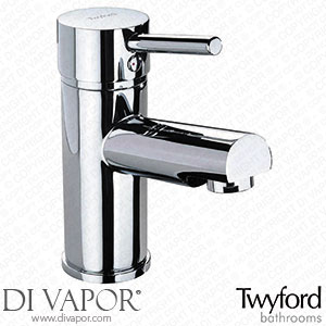 Twyford X60 Mono Basin Mixer inc. Click Clack Waste - X605126CP Spare Parts