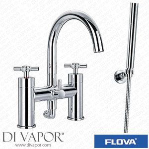 Flova XLBSM XL 2-Hole Deck Mounted Bath and Shower Mixer with Shower Set Spare Parts