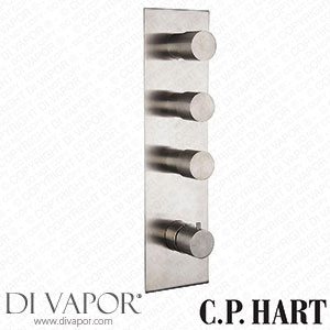 C.P. Hart Spillo Steel Three Way Thermostatic Shower Valve XSCPHSPTERMO3WSS Spare Parts