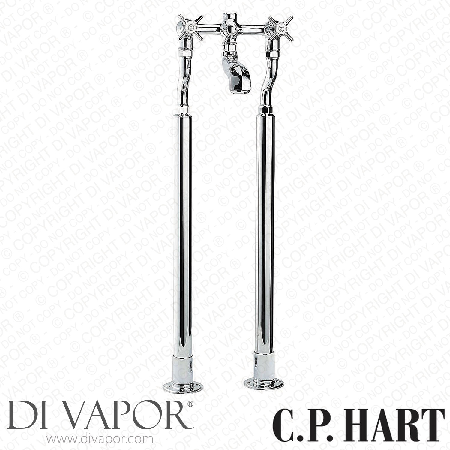 C.P. Hart Epoch Floor-Standing Bath Filler with Floor Legs XSZCPHEPFSBFCP Spare Parts