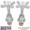 Pair of Bristan Tap Z78VHR2 Cartridges Handles for 1901 Trinity Basin Taps