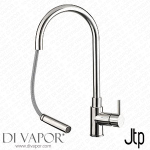 JTP Zeeca Stainless Steel Single Lever Kitchen Sink Mixer with Pull Out Spray - ZAS181 Spare Parts