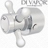 Plumb Base Shower Valve Traditional Temperature Control Handle ZD27972