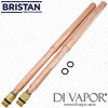 Bristan ZTG12-265 M12x265mm Copper Tails Pair