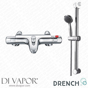 Drench Clara Thermostatic Bath Shower Mixer & Slide Rail Kit dr-clara-bshwr-mixer-rail-kit Spare Parts