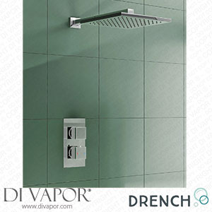 Drench Delilah Concealed Thermostatic Shower Valve & ABS Fixed Shower Head dr-delilah-concealed-shower-kit Spare Parts