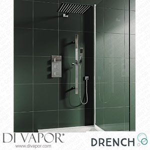 Drench Elijah Concealed Shower Valve with Fixed Head Slide Rail Kit & Overflow Bath Filler dr-elijah-con-bath-shwr-kit Spare Parts