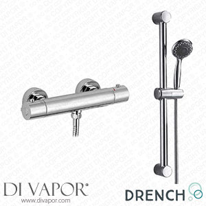 Drench Eloise Exposed Thermostatic Bar Shower Valve & Slide Rail Kit dr-eloise-expo-shower-kit Spare Parts