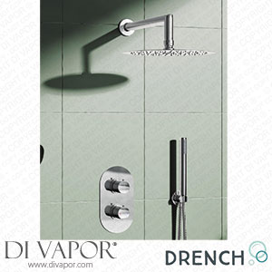 Drench Holly Concealed Shower Valve Fixed Shower Head & Handset dr-holly-concealed-shower-kit Spare Parts