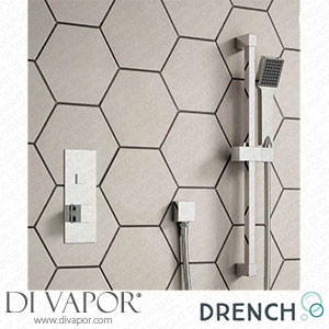 Drench Jordan Concealed Thermostatic Push Button Shower Valve & Slide Rail Kit dr-jordan-concealed-shower-kit Spare Parts