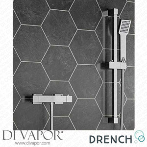 Drench Leon Thermostatic Bar Shower Valve & Slide Rail Kit dr-leon-expo-shower-kit Spare Parts