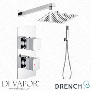 Drench Margot Concealed Shower Valve Fixed Shower Head & Handset dr-margot-concealed-shower-kit Spare Parts