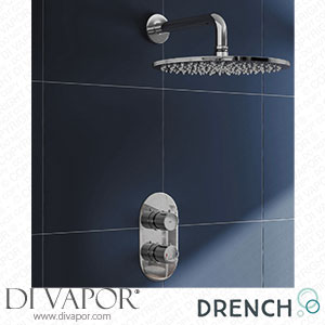 Drench Natasha Concealed Thermostatic Shower Valve & ABS Fixed Shower Head dr-natasha-concealed-shower-kit Spare Parts