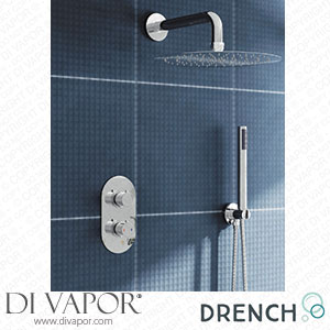 Drench Nina Concealed Shower Valve Fixed Shower Head & Handset dr-nina-concealed-shower-kit Spare Parts