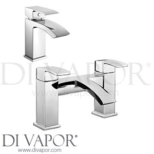 Vellamo vellamo-city-wf-basin-bath-shwr City Waterfall Basin Mixer & Bath Shower Mixer Pack Spare Parts