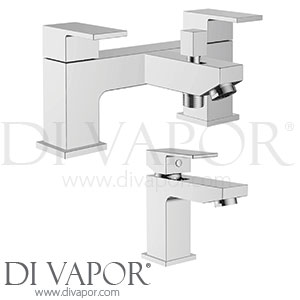 Vellamo vellamo-forte-basin-bath-shwr-pk Forte Basin Mixer & Bath Shower Mixer Value Pack Spare Parts