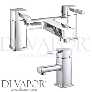 Vellamo vellamo-qua-basin-bath-shwr-pk Quadro Basin Mixer & Bath Shower Mixer Value Pack Spare Parts