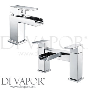 Vellamo Reve Waterfall Basin Mixer & Waterfall Bath Shower Mixer Value Pack Spare Parts