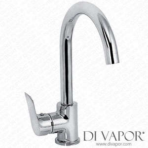 Cascade Cadence Single Lever Swivel Spout Modern Kitchen Sink Basin Mixer Tap with Uk Standard Fittings - Chrome Spare Parts