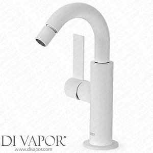 Tres Grifer?a ?21122401BM Project Colors Bidet Mixer Tap with 360 Degree Swivel Spout Lever 11.1 x 4 x 21.7 cm Matt White Spare Parts