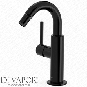 Tres Grifer?a ?26222402TNE Study Colors Bidet Mixer Tap 360 Degree Swivel Angle Lever 11.2 x 10 x 21.7 cm Black (Reference: 26222402TNE) Spare Parts