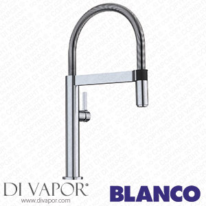 Blanco 519844 Culina-S Mini - Steel Kitchen Sink Tap with A Movable Spout Mini-Steel-519844 Edelstahl Finish Spare Parts