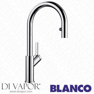 Blanco 521356 Carena-S Vario - Chrome Kitchen Sink Tap with A Pull-Out Spout Vario-Chrome-521356 Spare Parts