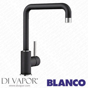 Blanco 523 103 Mili - Anthracite Kitchen Sink Tap Made of Granite (Silgranit) with A Fixed Spout Mili-Anthracite-523103 Spare Parts